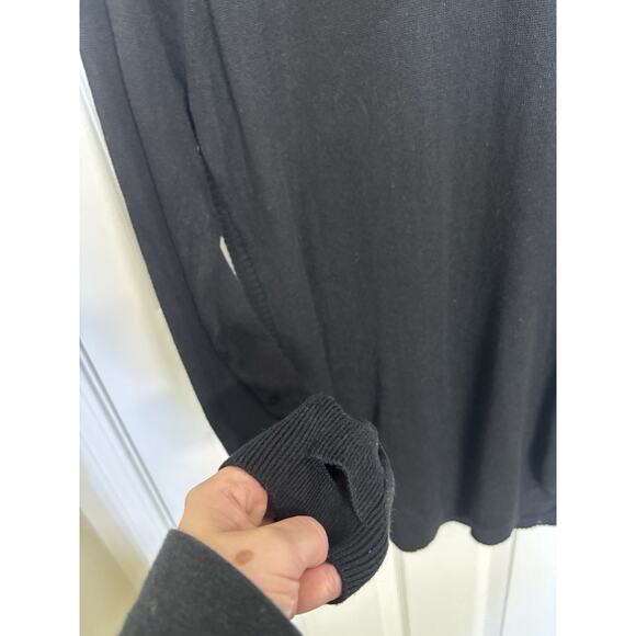 Lululemon Black Hello Aloe Pullover Sweater Size 10 Silk Modal Blend 25030 - Picture 7 of 8